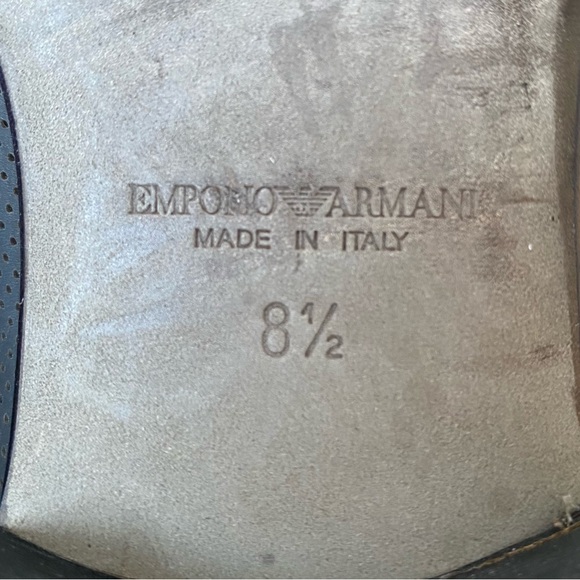 EMPORIO ARMANI - Oxford Shoes Grey - Picture 7 of 9